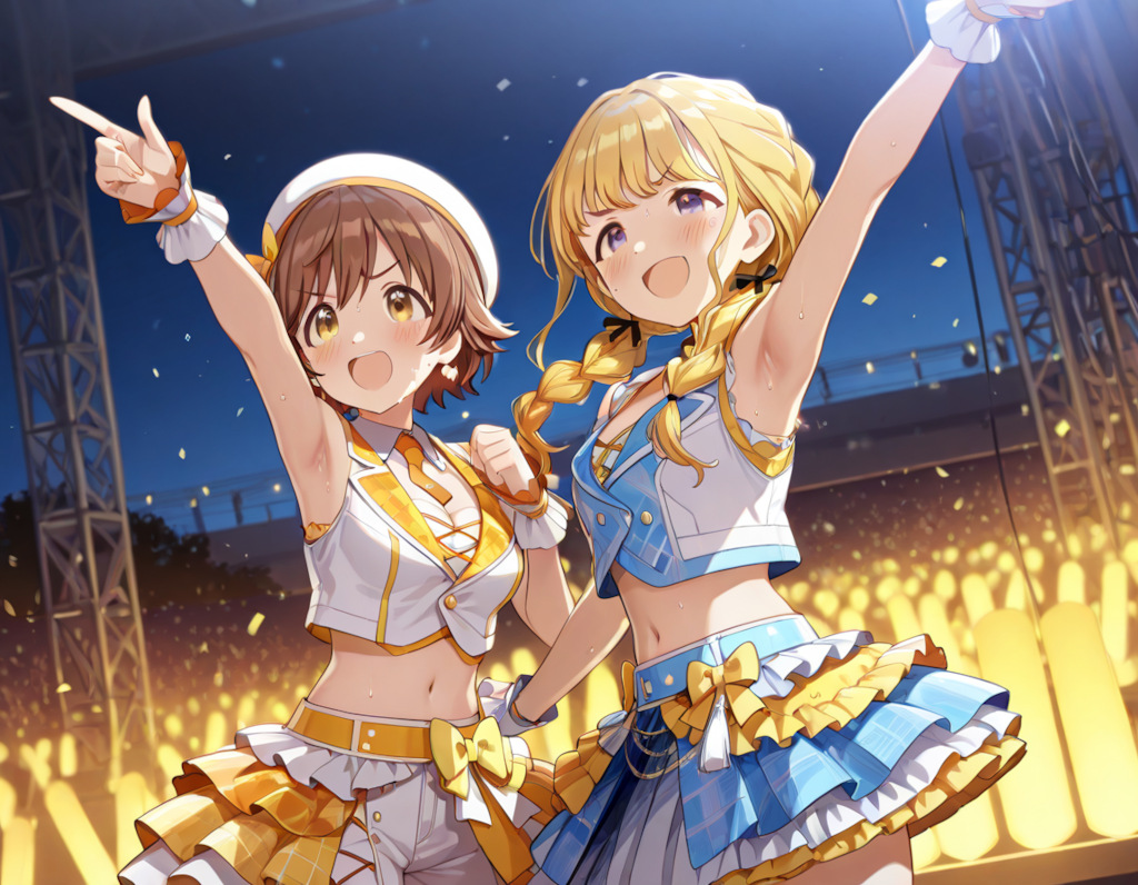 黄の系譜・アイドルマスター　本田未央＆藤田ことね