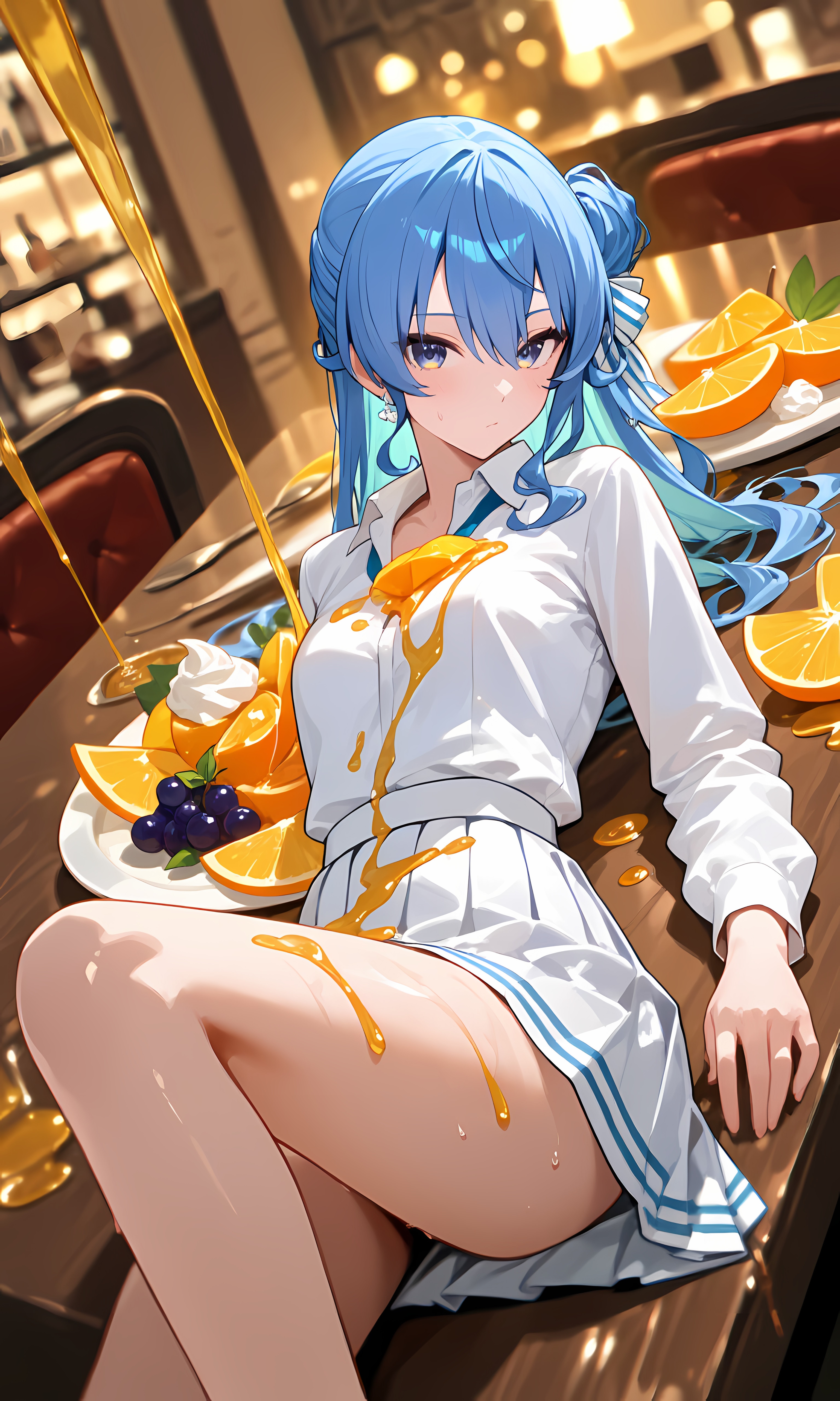 女体盛り１　星街すいせい