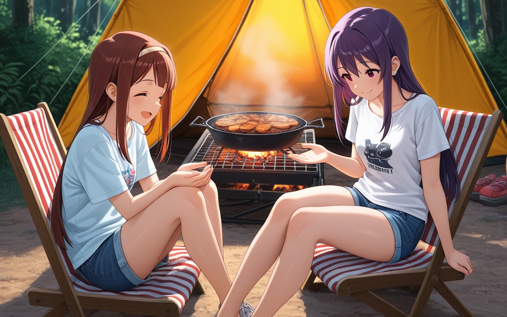 【種田梨沙生誕祭】リゼと琴葉のキャンプ