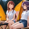 【種田梨沙生誕祭】リゼと琴葉のキャンプ 2枚目