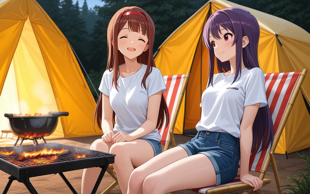 【種田梨沙生誕祭】リゼと琴葉のキャンプ