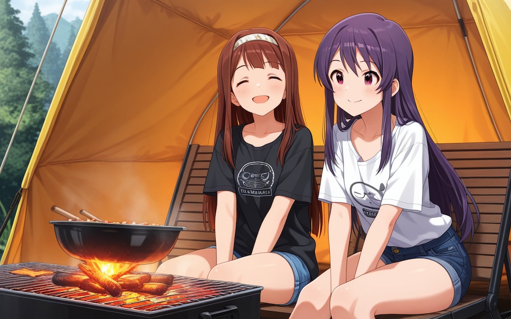 【種田梨沙生誕祭】リゼと琴葉のキャンプ