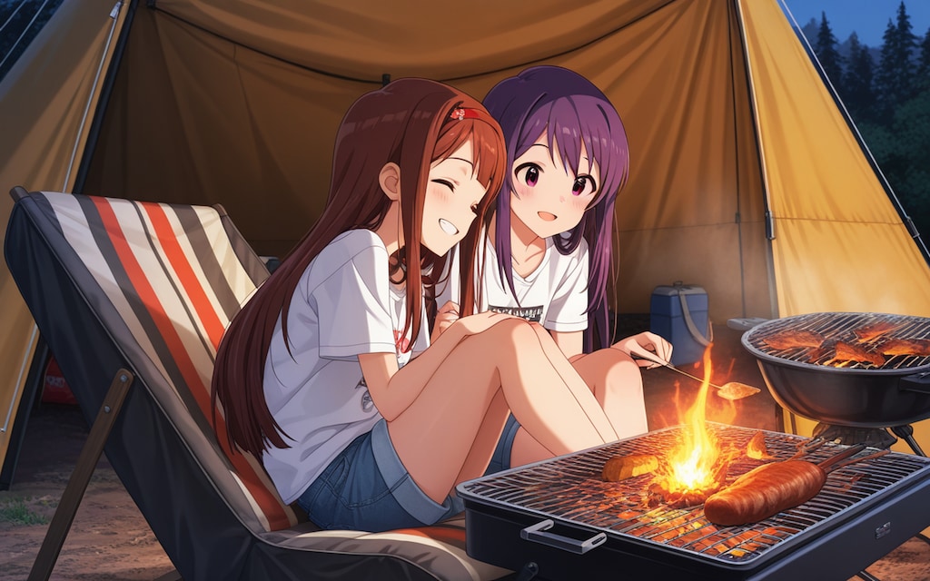【種田梨沙生誕祭】リゼと琴葉のキャンプ