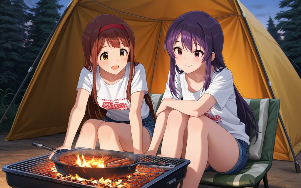 【種田梨沙生誕祭】リゼと琴葉のキャンプ