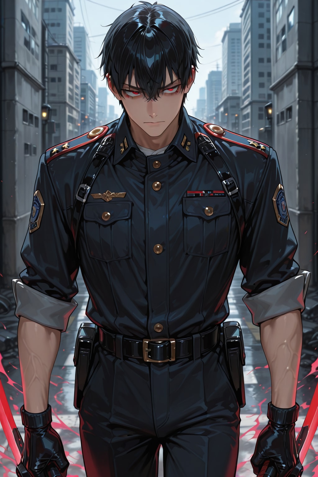 軍人か秘密警察っぽい雰囲気の男