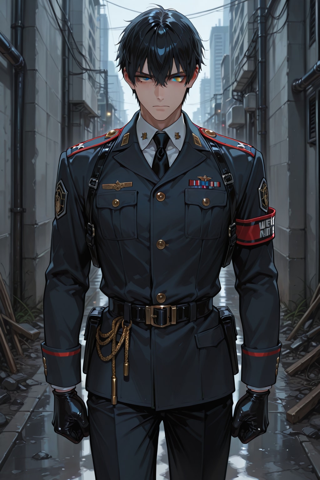 軍人か秘密警察っぽい雰囲気の男