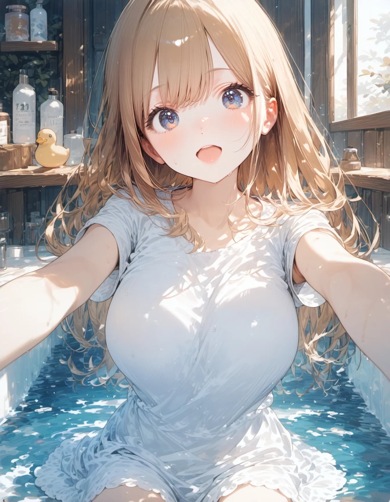 Morning Bath Selfie