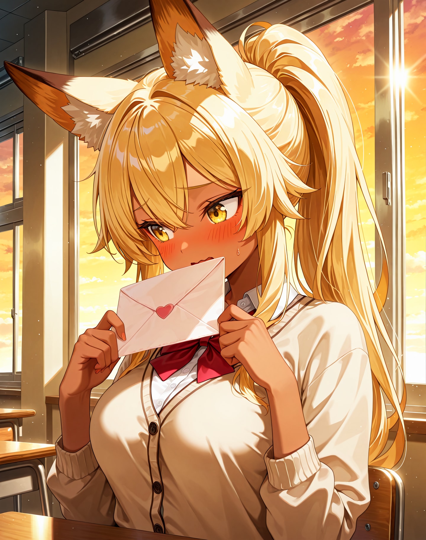 お手紙 | の人気AIイラスト・グラビア