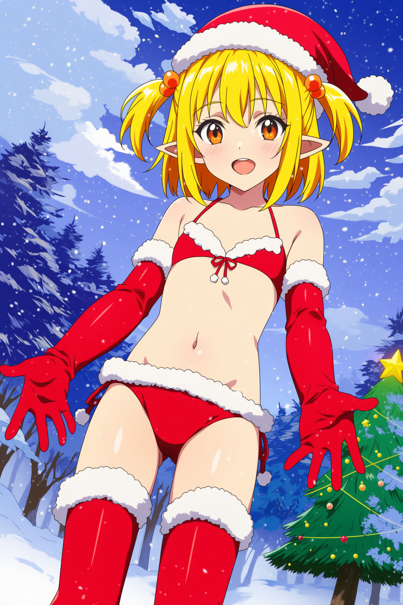 ビキニサンタなエルフさん