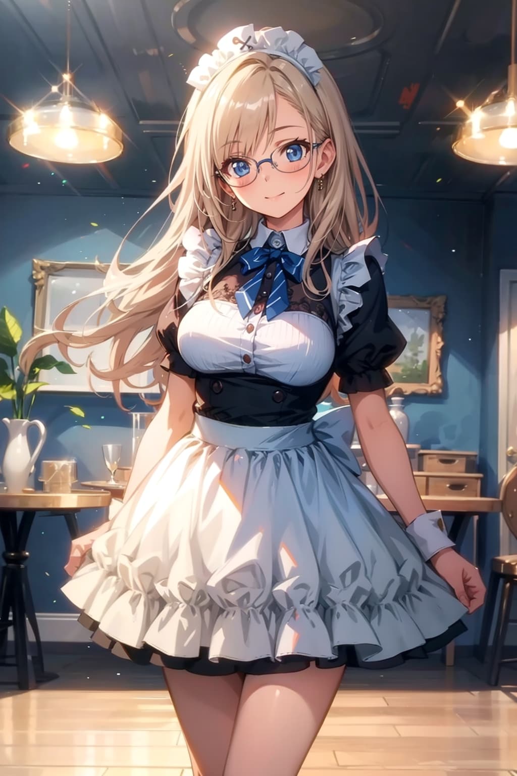 メガネ美少女メイド