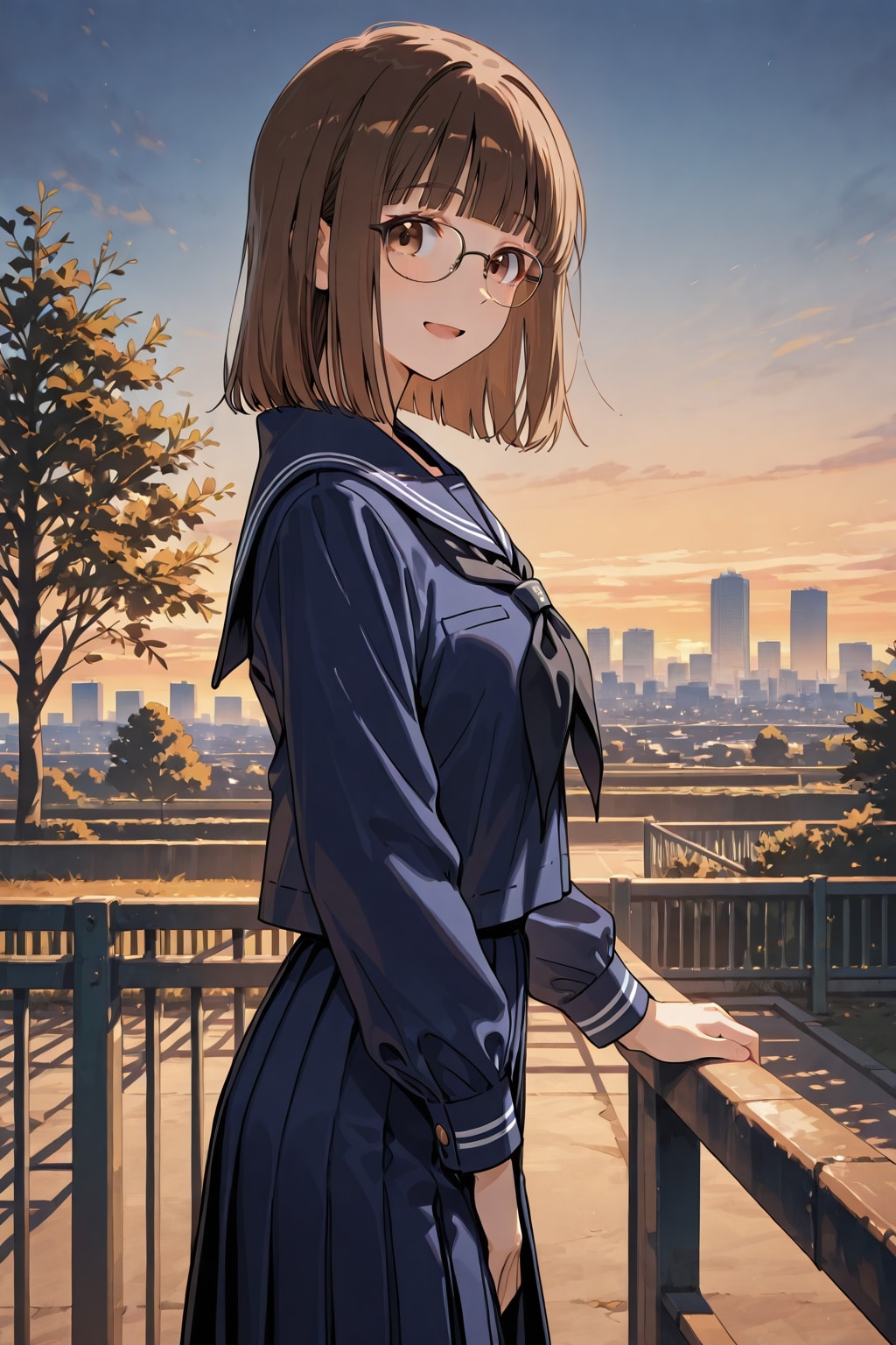 眼鏡×公立ダサ制服女子３