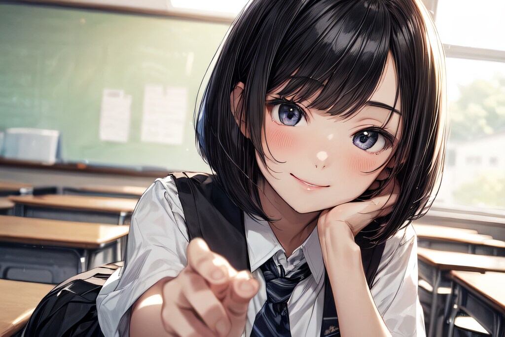 ごみ取るから、動かないで・・・