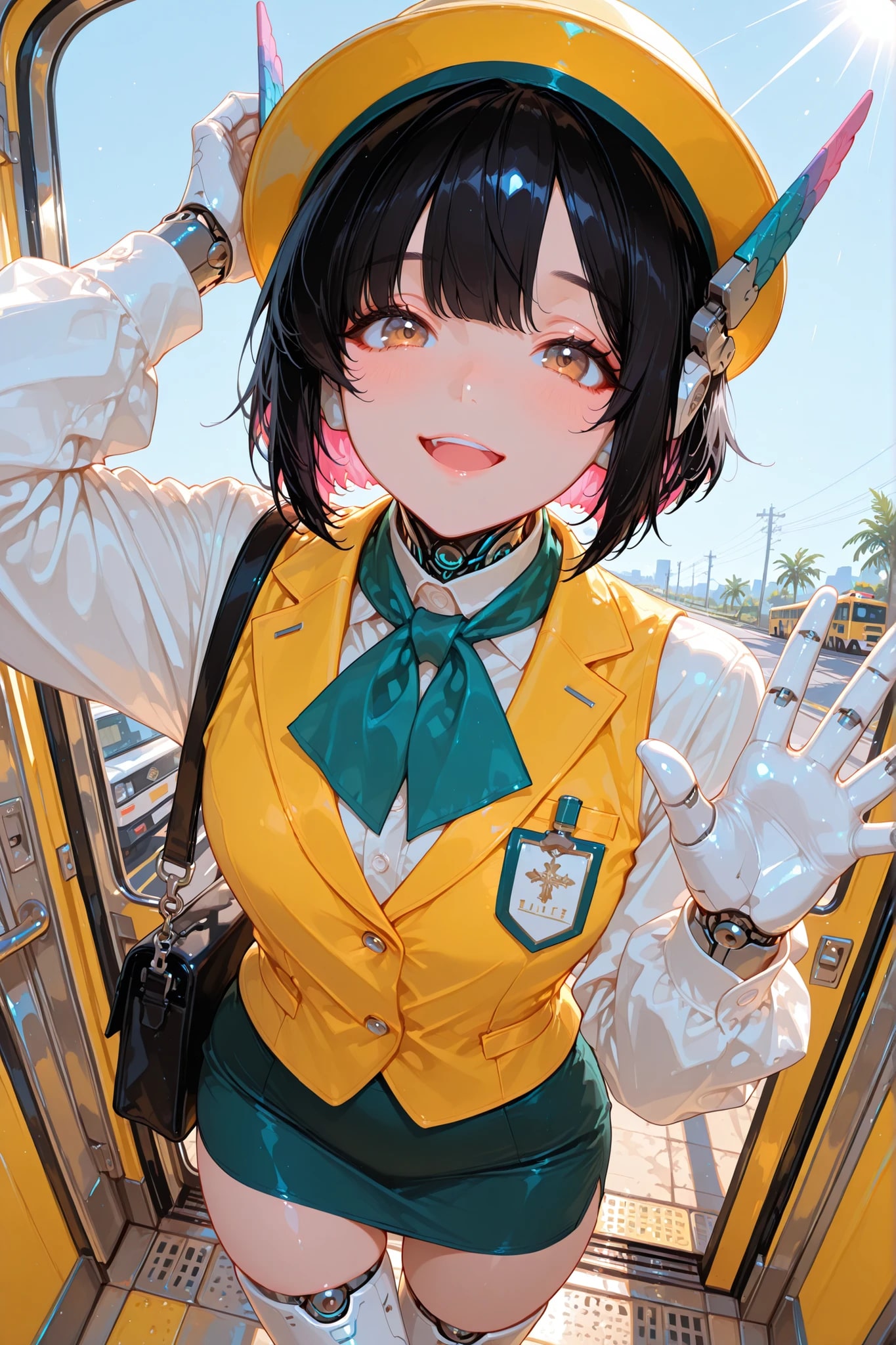 NEO東京バスガール | の人気AIイラスト・グラビア