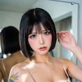 刺青ボブギャル 4枚目