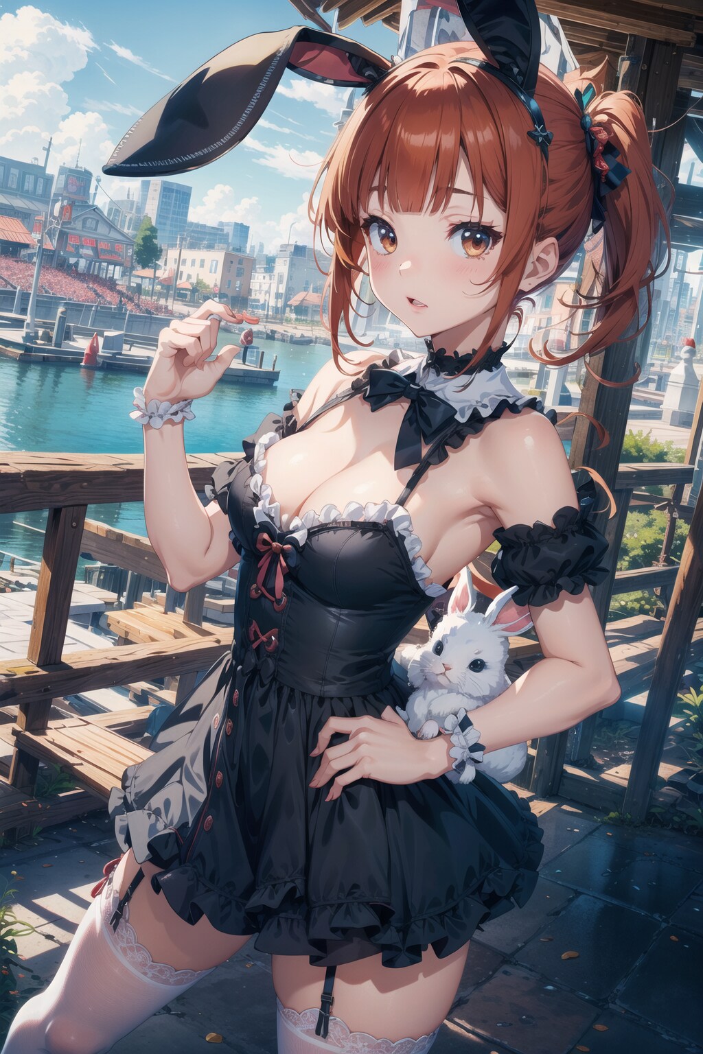 bunny × skirt