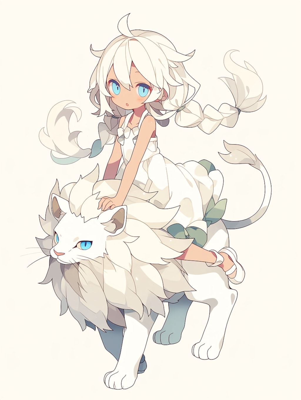 ライオンと姫様。