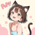 コフィちゃんを猫にしてみた♡ 4枚目