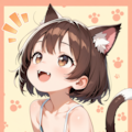 コフィちゃんを猫にしてみた♡ 2枚目