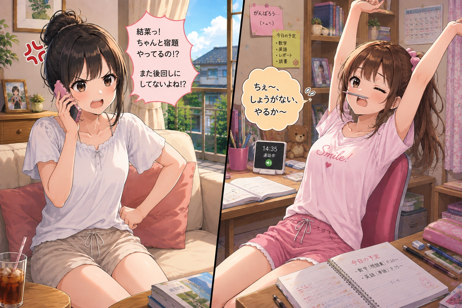 アフター登校日 | の人気AIイラスト・グラビア
