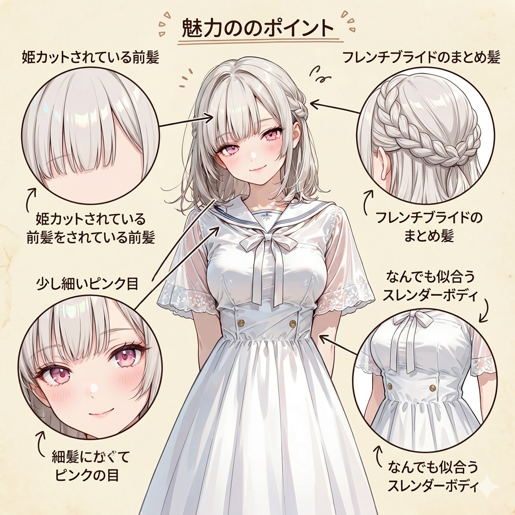 アイシャちゃんのチャームポイントは？