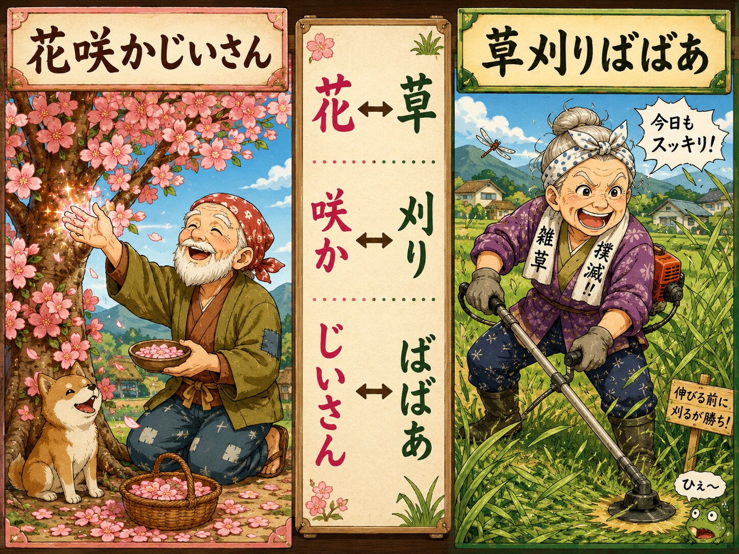 企画名 : おもしろ対義語