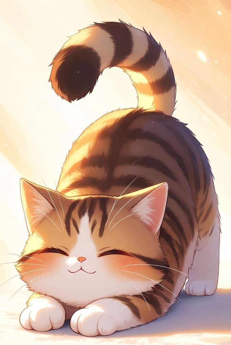 気持ち良さそうなネコ | の人気AIイラスト・グラビア