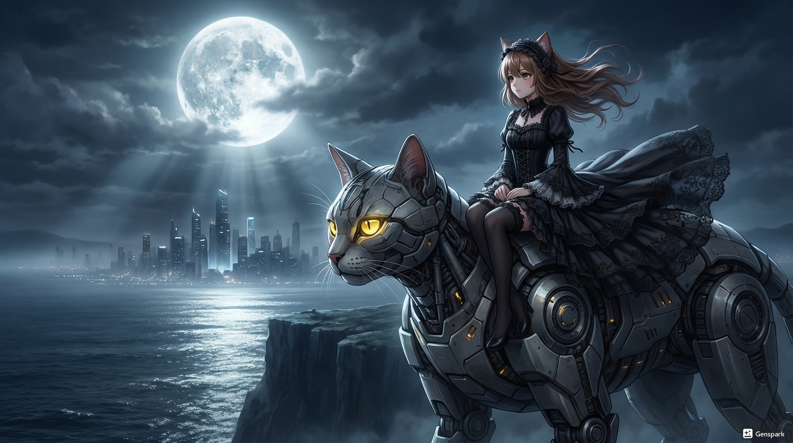 月光に導かれて | の人気AIイラスト・グラビア