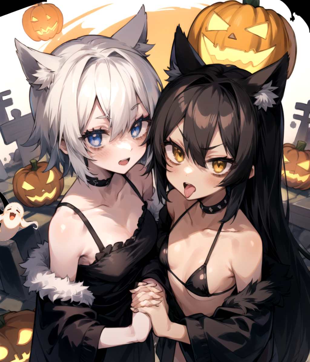モノクロハロウィン -Black and White duo-
