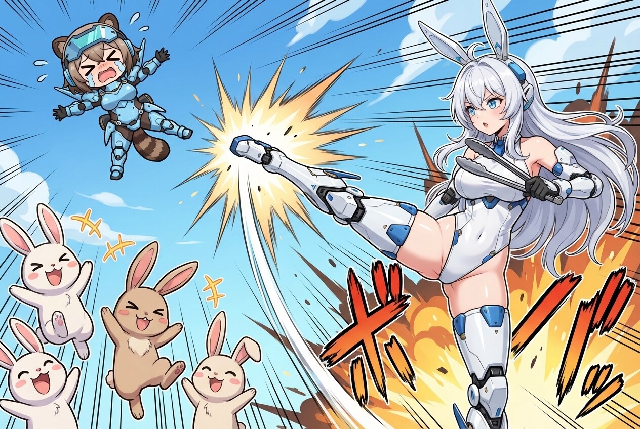 救世主だよ、うさぎさん！