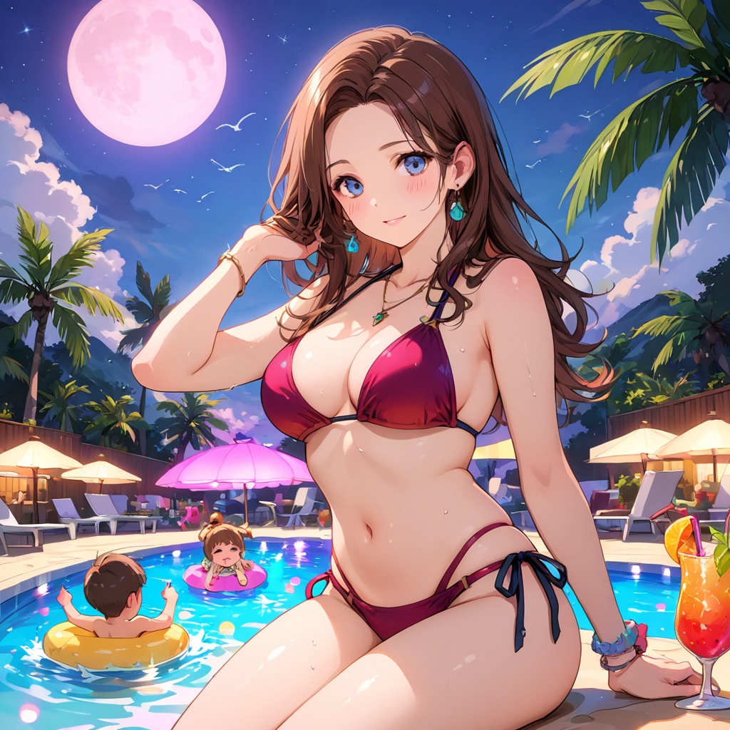 赤い月