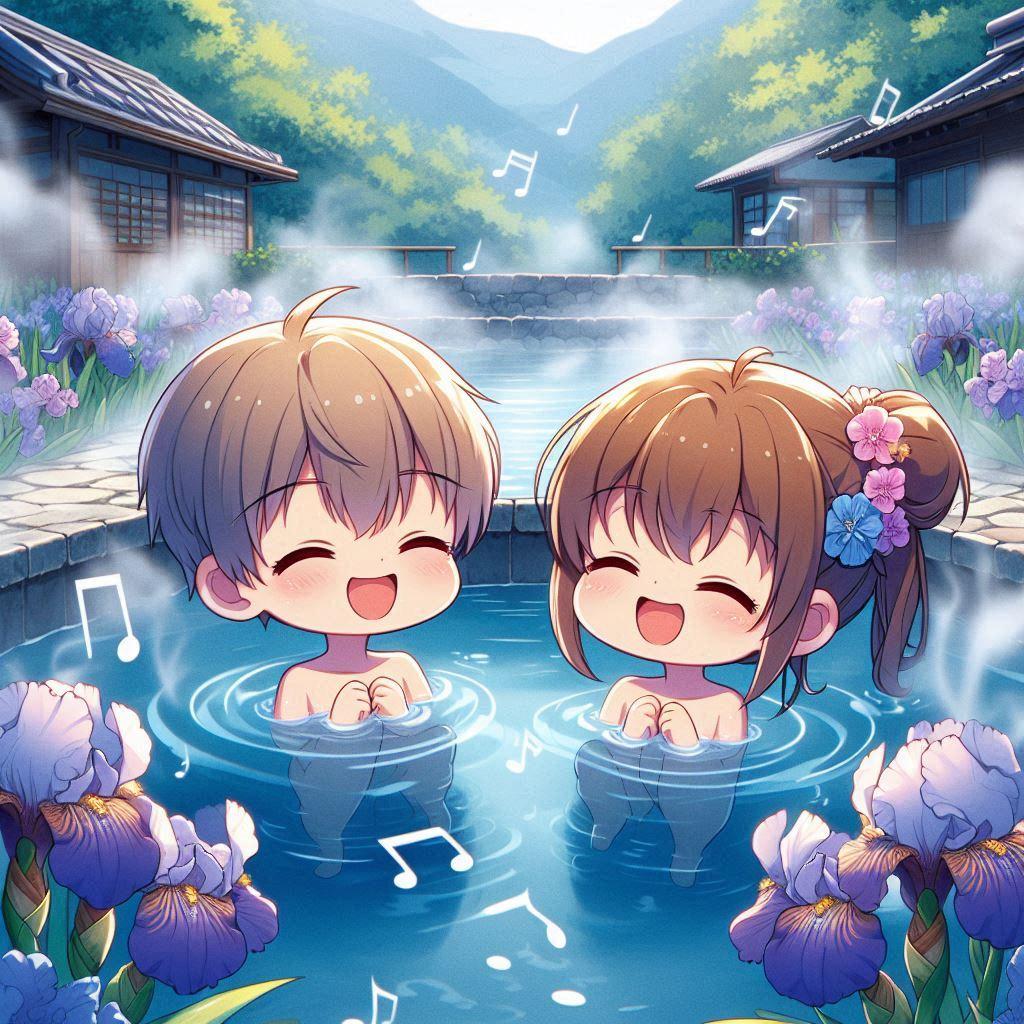 菖蒲湯(水着着用)