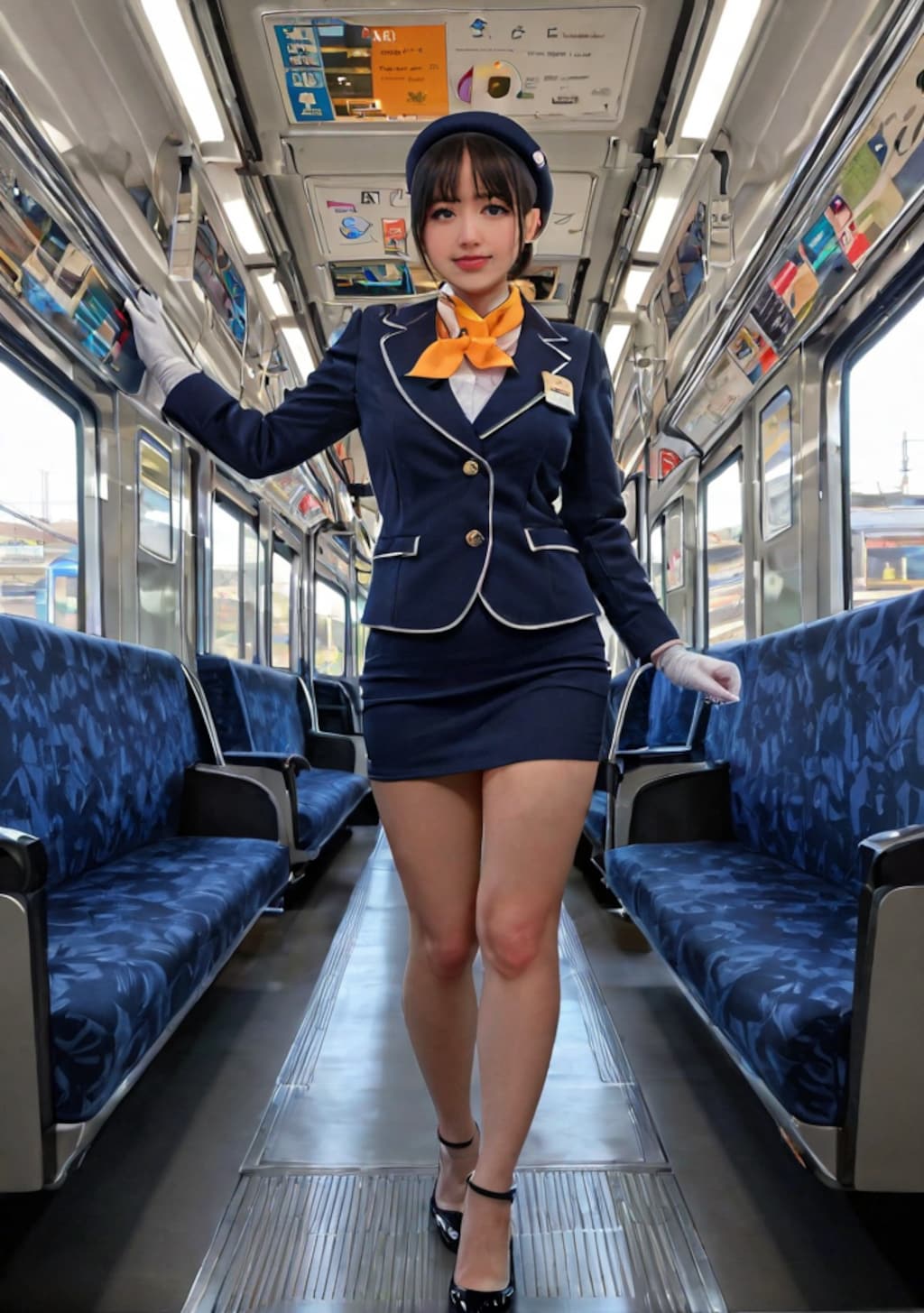 鉄道娘　（車掌　運転手）