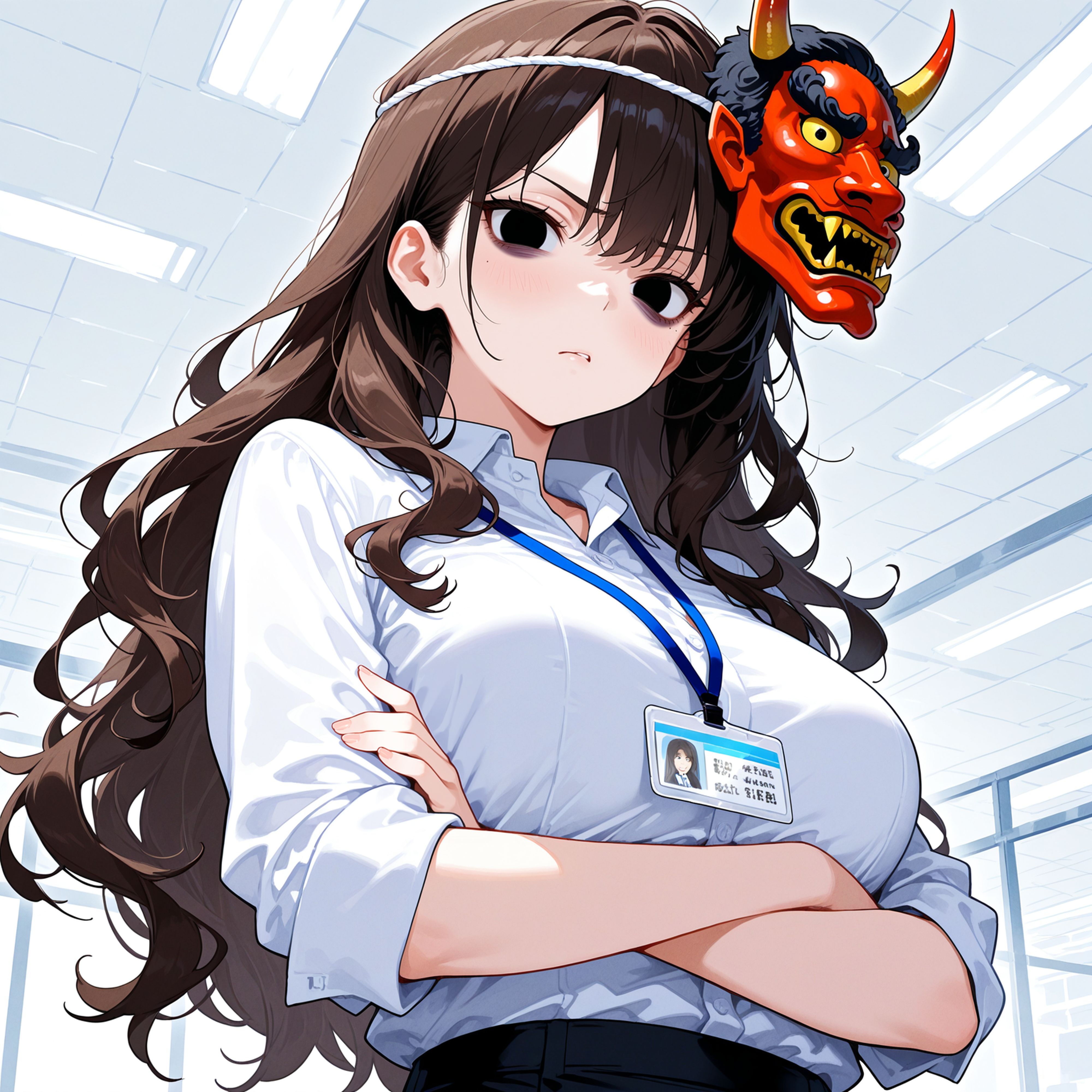 で？　わたしが鬼役の理由を聞こうか。 | の人気AIイラスト・グラビア