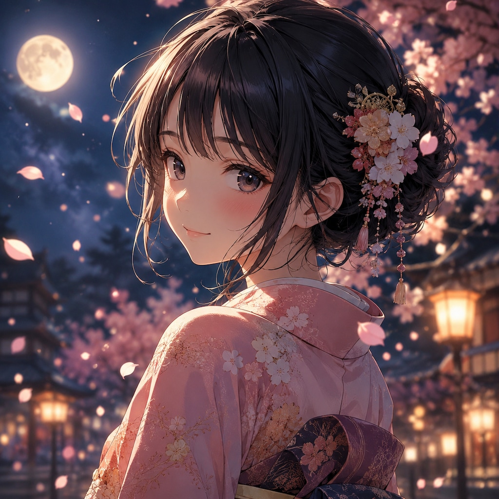 和服女子