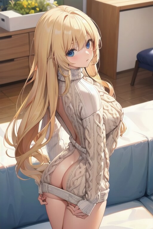 DTを○すセーター