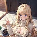 DTを○すセーター 2枚目