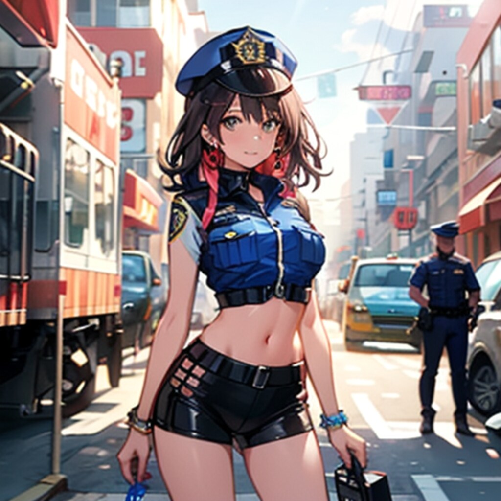 近未来の婦警さん250723