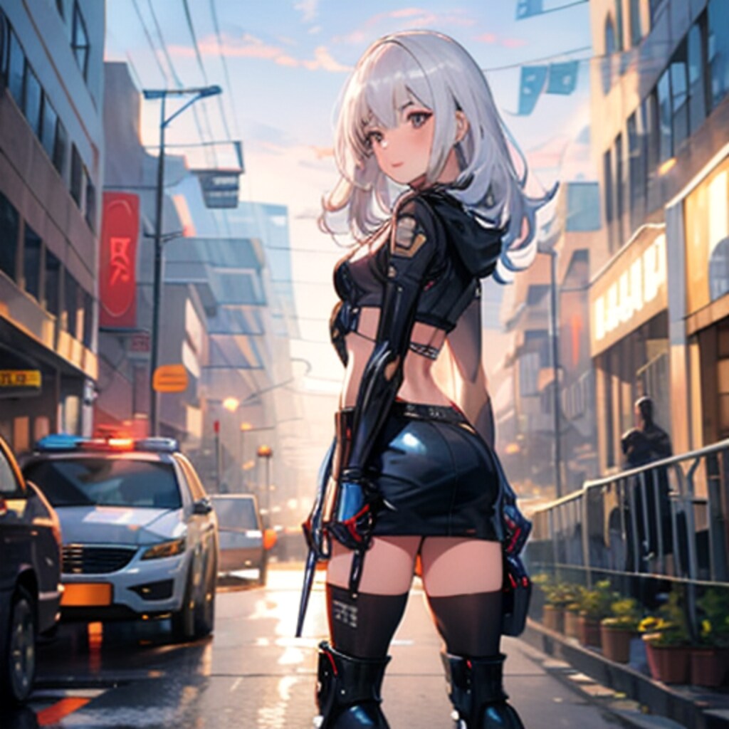 近未来の婦警さん250723