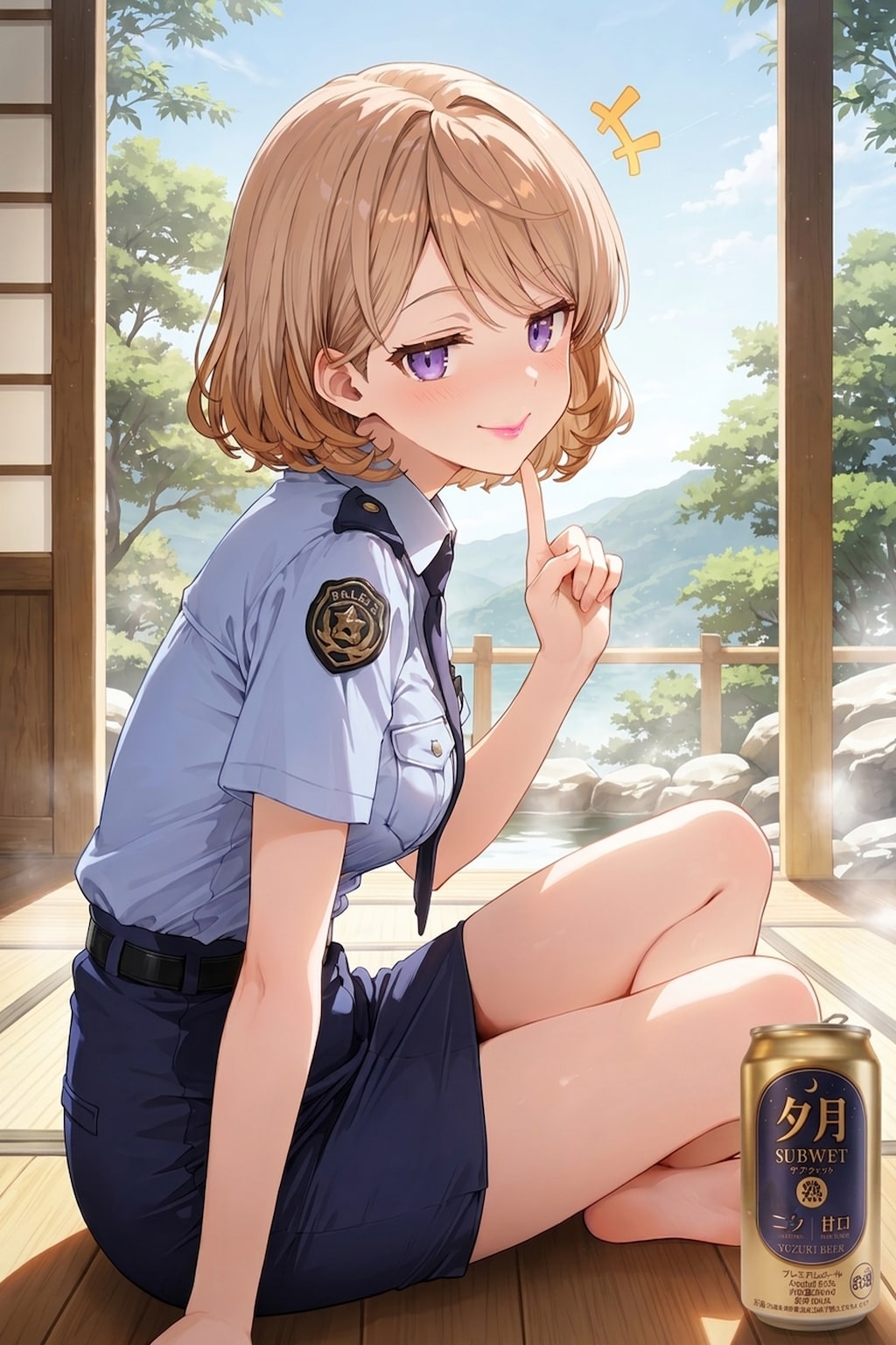 ジト目婦警さんとビール ～乾さつきのドライな日常～ Z727