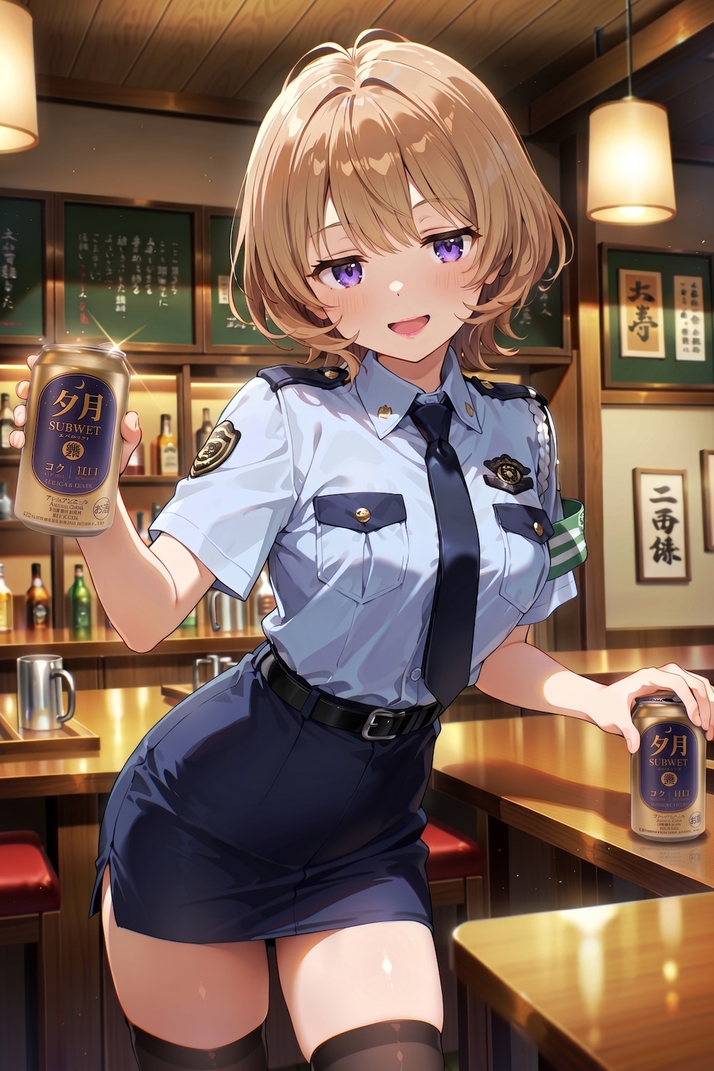 ジト目婦警さんとビール ～乾さつきのドライな日常～ Z727