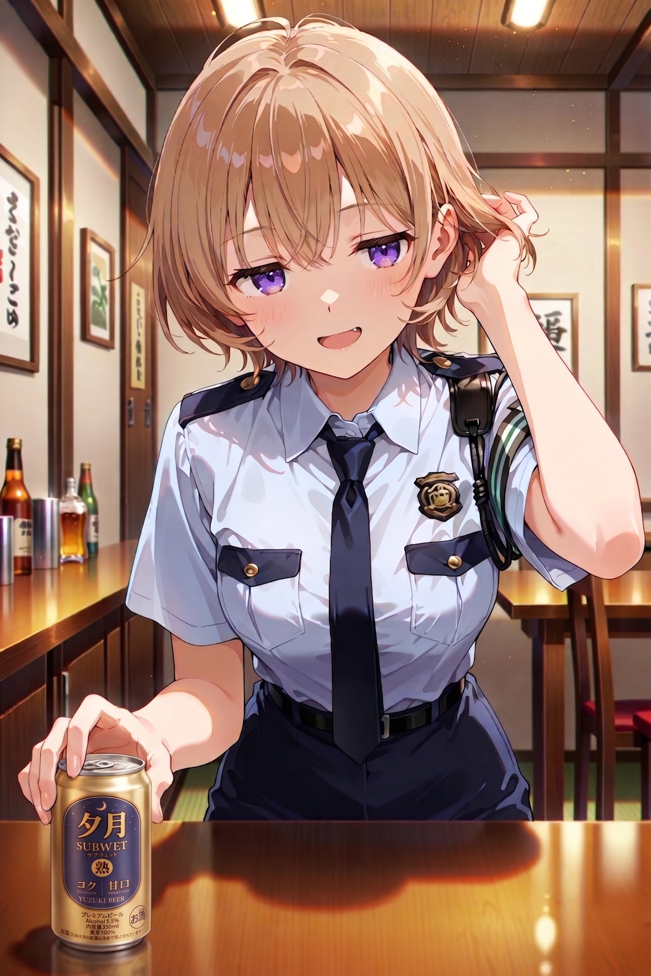 ジト目婦警さんとビール ～乾さつきのドライな日常～ Z727