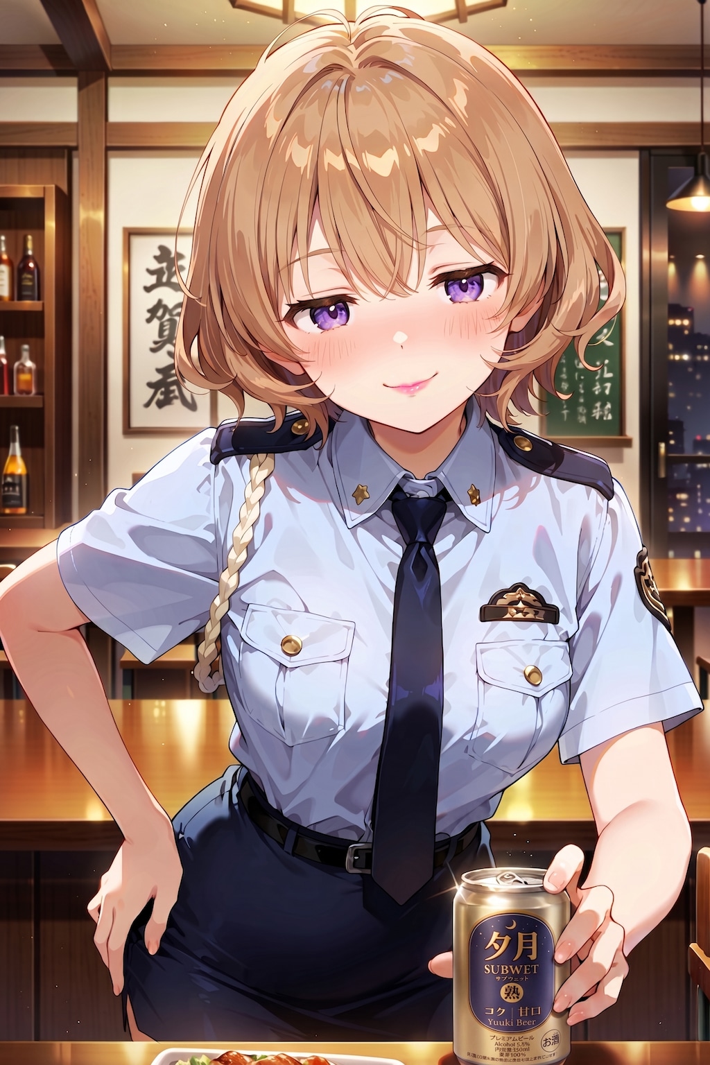 ジト目婦警さんとビール ～乾さつきのドライな日常～ Z727