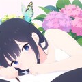 蝶と紫陽花 2枚目