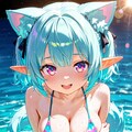 8枚）ビキニとケモ耳エルフさん② 8枚目
