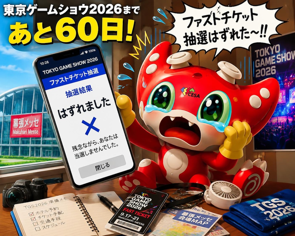 今日の１枚(7月19日)TGSまで60日
