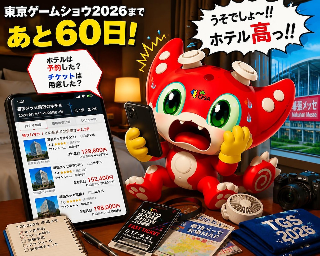 今日の１枚(7月19日)TGSまで60日