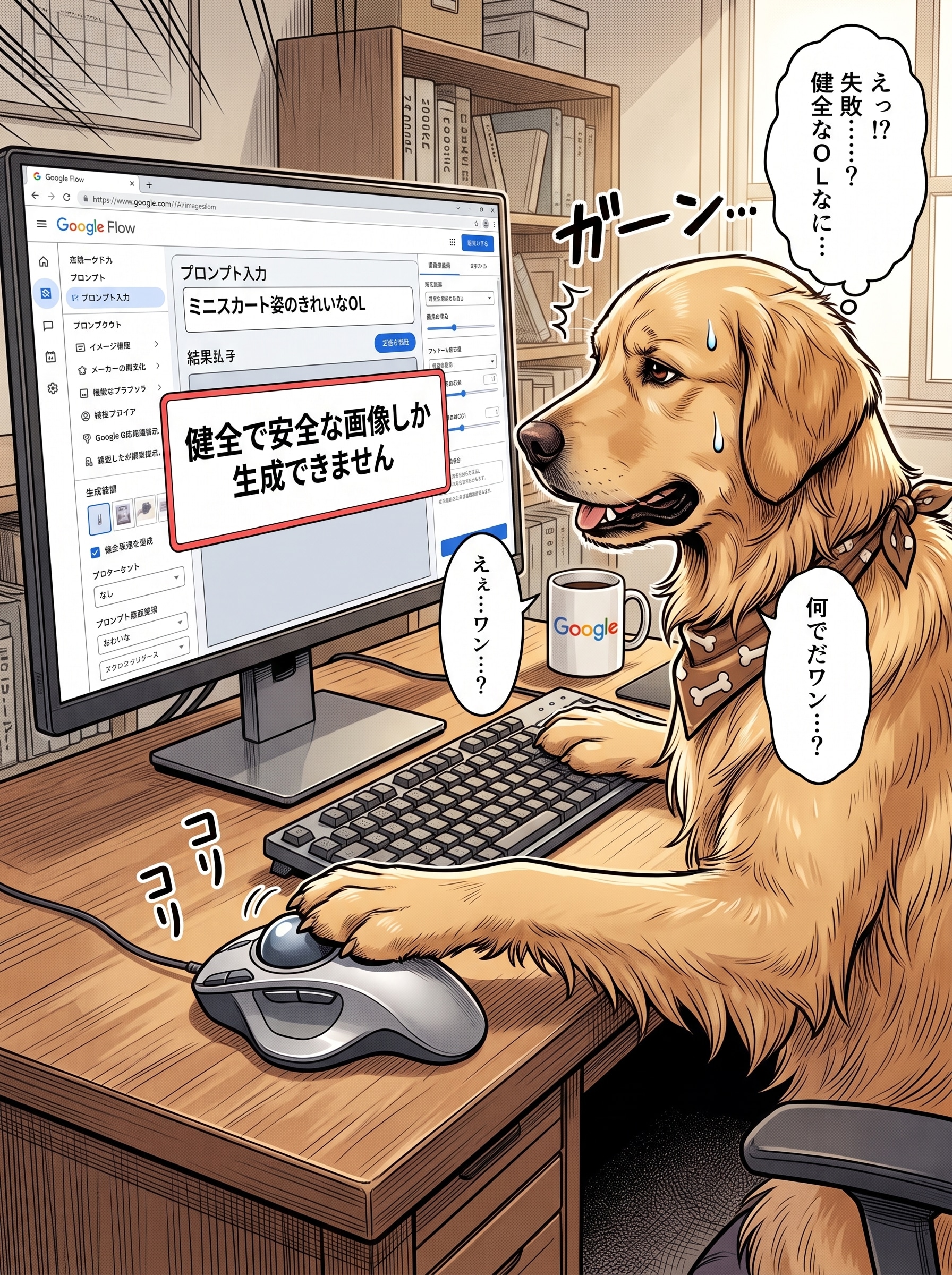 変態犬の日記帳:Google Flowのフィルタが強化されすぎている | の人気AIイラスト・グラビア