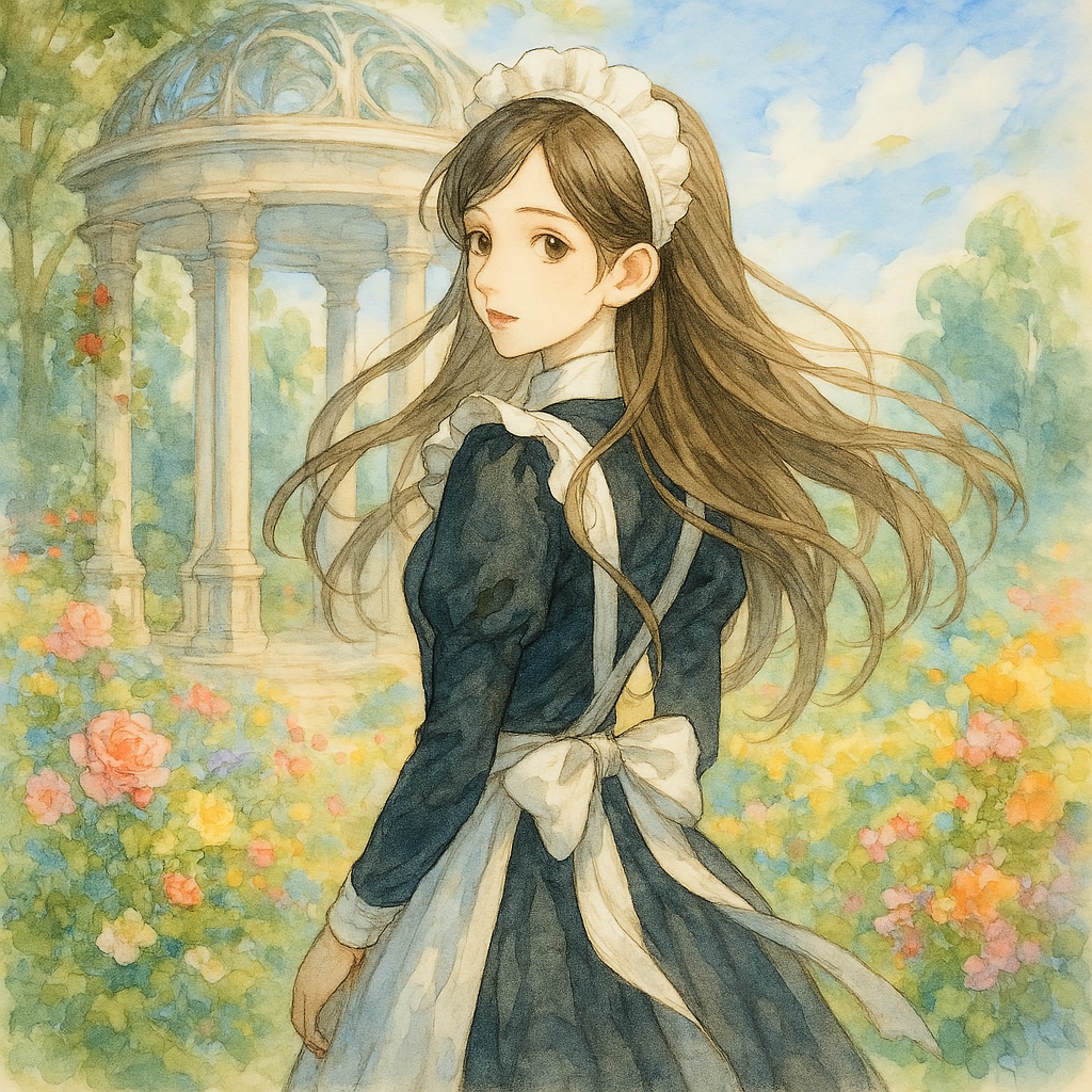 屋外メイド　－ by #Dalle - #Copilot Ver. －