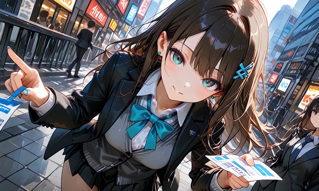 制服で勧誘