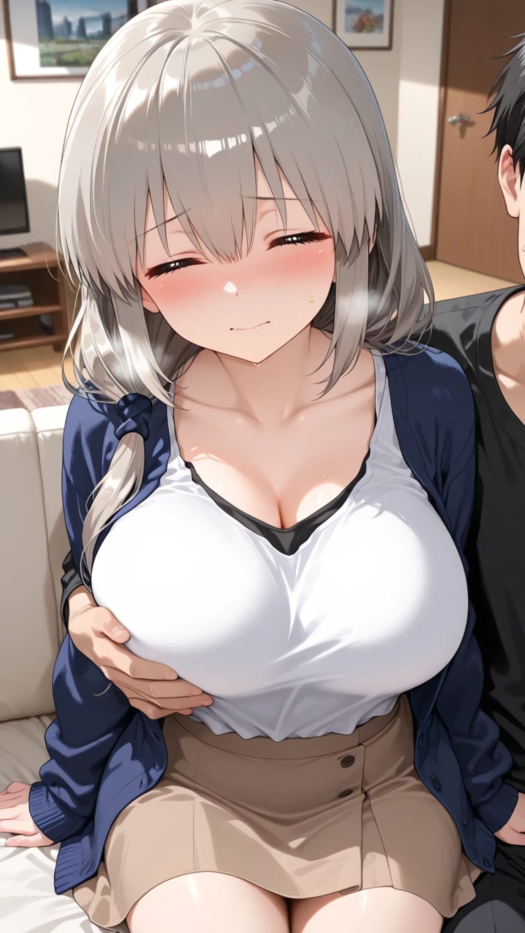 宇崎月 秘密の家庭訪問#01